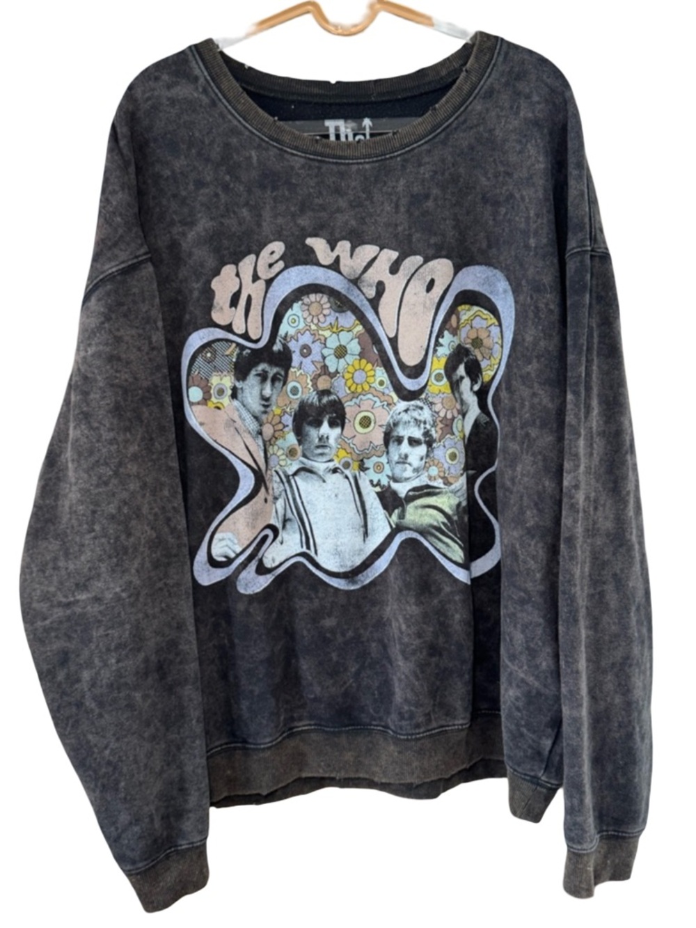 🩶 Urban Outfitters The Who, overdyed, pullover sweatshirt, vintage, distressed 🩶